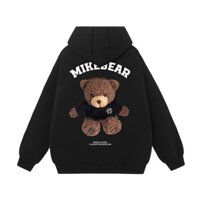 Áo Hoodie Unisex H3 XUÔI nỉ bông form rộng mũ 2 lớp
