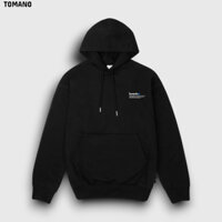Áo Hoodie Unisex LEVEN Tay Phồng Nón 2 Lớp Trùm Qua Đầu Vải Nỉ Bông Dày Dặn - TOMANO