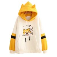 Áo hoodie unisex The 2N STORE in hình cute, Áo khoác nỉ unisex 2 lớp dày dặn chất lượng - Freesize 40-55kg