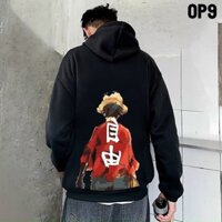 ÁO HOODIE UNSEX NAM NỮ luffy onepiece chữ tàu