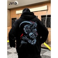 ÁO HOODIE UNSEX NAM NỮ thần chết chim đỏ