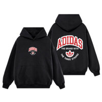 Áo Hoodie Và Sweater Adidas Chữ Đỏ, Chất Nỉ Bông, Đl 350gsm