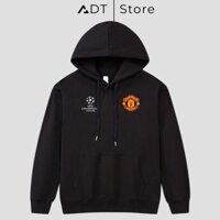 Áo Hoodie x Adt.Store - Hoodie Manchester United form rộng chất nỉ bông - Áo khoác nỉ nam nữ có mũ in logo MU