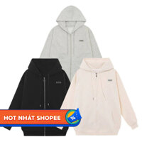 Áo Hoodie Zip - áo Khoác Nỉ, Hàng Chính Hãng Kéo Khóa, Mũ To 2 Lớp, Dày Dặn, Form Rộng, Local Brand, Nam Nữ Mặc Cực Chất