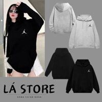 Áo hoodie , zip JORDAN Logo Thêu cao cấp form rộng nam nữ unisex tang mác đầy đủ , hàng chuẩn chính hãng LÁ STORE