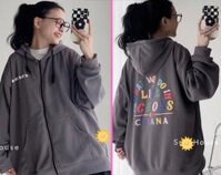 Áo Hoodie Zip Kéo CBIANA Form Unisex Nam Nữ Nón 2 Lớp Trùm Đầu