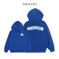 Áo hoodie zip nam form rộng HZD504 Miucho chân cua in mix