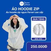 Áo Hoodie Zip Nam Nữ Thuê Ngựa Có Khóa Chất Nỉ Dày Dặn Hàng Đẹp Cao Cấp - Áo Hoodie hottrend 2024 nhung tay dài chat ni