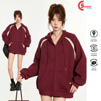 Áo hoodie zip nike chất nỉ bông dày dặn form rộng áo khoác đôi unisex kiểu dáng hàn quốc - SNHZ18