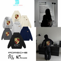 Áo hoodie zip porsche nam nữ chất nỉ bông cao cấp,không xù lông chuẩn fomr BICO STUDIO
