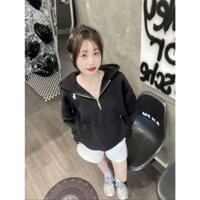 Áo Hoodie Zip Ral.ph Lau.ren Thêu Logo Ngựa, Áo Hoodie Nỉ Bông Day Dặn Siêu Basic Form Rộng