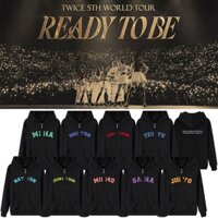 Áo hoodie zip world tour Twice - Ready to be