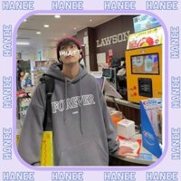 Áo Hoodies HANEE HN2058 Chất Liệu Nỉ Bông In FOREVER