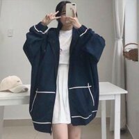 Áo hoodies sweater form to y hình nam nữ đều mặc được áo đẹp y hình MỚI NHẤT HIỆN NAY - XANH - L
