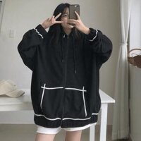 Áo hoodies sweater form to y hình nam nữ đều mặc được áo đẹp y hình MỚI NHẤT HIỆN NAY - ĐEN - L