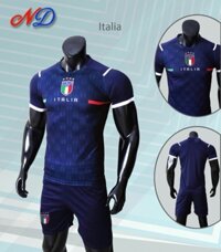 Áo Italia 2020 Xanh Đen | Áo đá banh Italia 21/22 Xanh Đen