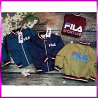 Áo kaki Fila 2 lớp cho bé size 1-7