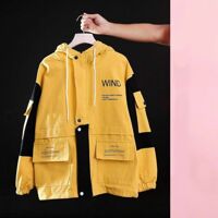 Áo kaki túi hộp có mũ WIND thời trang - Vàng - M