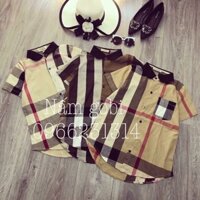 Áo kẻ burberry sang chảnh