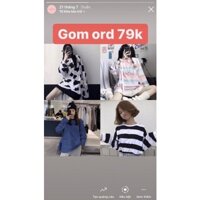 áo kẻ và áo bò sữa