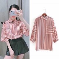 Áo kẻ xuất sơ mi Zara