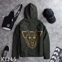 Áo khiacs dù nam nữ mặc màu đen , kem và đỏ size L và XL - Đen,Xl