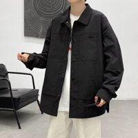 Áo khoác 4 túi M-2XL Áo khoác bảo hộ lao động 4 túi Áo khoác nam màu đất