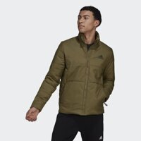 Áo Khoác Adidas Nam Chính Hãng - BSC 3-STRIPES INSULATED JACKET - Xanh Rêu | JapanSport HG6273