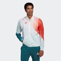 Áo Khoác Adidas Nam Chính Hãng - Team Hungary Podium Jacket - Xanh/Trắng/Đỏ | JapanSport GF0292