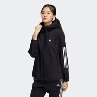 Áo Khoác Adidas Nữ Chính Hãng - Loose-fit Denim Look Cross Jacket - Đen | JapanSport IA5209