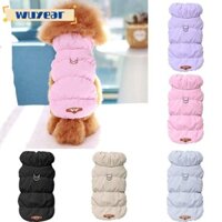 Áo khoác ấm áp cho thú cưng WUYEAR, Áo thun Cotton chữ D Quần áo mùa đông cho chó, Trang phục mùa đông dễ thương Áo khoác ấm áp Trang phục mèo Chihuahua Pháp Bulldog