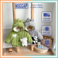 Áo khoác ấm cho bé, áo khoác mùa đông cho bé Panda NUGGAP
