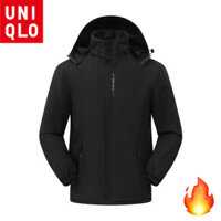 Áo khoác ấm Uniqlo có lớp lót lông cừu: Áo khoác chống gió & chống nước cho các hoạt động ngoài trời