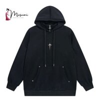 Áo khoác áo Hoodie MISUMI chữ thập (có thể tháo rời) chất nỉ dày dặn ấm áp dành cho cả nam và nữ UNISEX