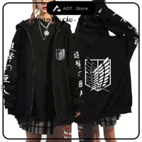 Áo Khoác Attack On Titan nỉ unisex nam nữ