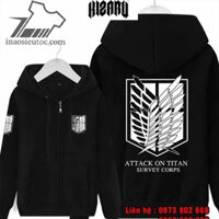 Áo Khoác Attack on Titan Phản quang , áo anime phản quang có đủ size