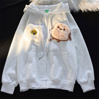 Áo khoác bánh mì +trứng siêu đáng yêu