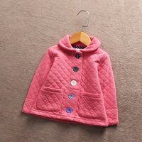 Áo khoác bé gái Junk 1-8 tuổi 🌈 Áo nỉ cotton mỏng vân trám mềm xuất dư 1022