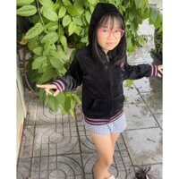 Áo khoác bé gái Pineapple 9-15 tuổi 🌈 Áo khoác nhung mỏng xuất dư 1022