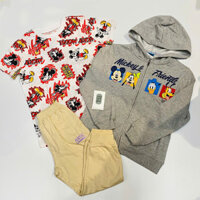 Áo khoác bé Mickey chất vải dày dặn giữ ấm