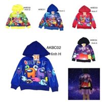 Áo Khoác Bé Trai Bé Gái 2 đến 7 tuổi Among