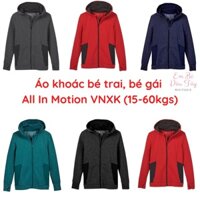 Áo khoác bé trai bé gái 17-65kg nỉ bông size đại cao cấp, kiểu dáng năng động AIM VNXK, áo khoác nỉ trẻ em, teen, nam nữ
