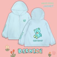 Áo khoác Bernice BerTeddy màu Xanh Mint (Jacket Bernice BerTeddy - Mint)