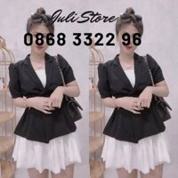 Áo khoác blaze ngắn tay A0001 phong cách cá tính-áo vest JULI SHOP
