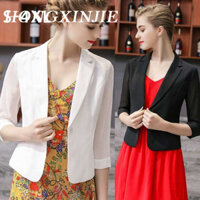 Áo KhoáC Blazer DàI Tay KiểU DáNg Công Sở Cho Nữ