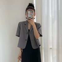 Áo khoác blazer dáng lửng,tay ngắn BAM STORE