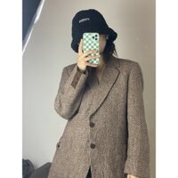 Áo Khoác Blazer Menswear 2hand Nâu