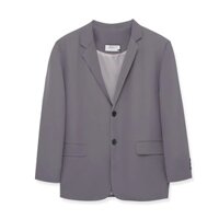 Áo khoác blazer nam Choice FA1-0937-1 phong cách hàn màu đen kem 2 khuy cài cao cấp