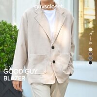 Áo Khoác Blazer Nhung Tăm GUY's Closet Good GUY Blazer - Áo Blazer Vintage Dáng Rộng, Tối Giản