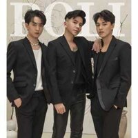 Áo khoác blazer / vest POLI MAN cho nam màu đen trơn